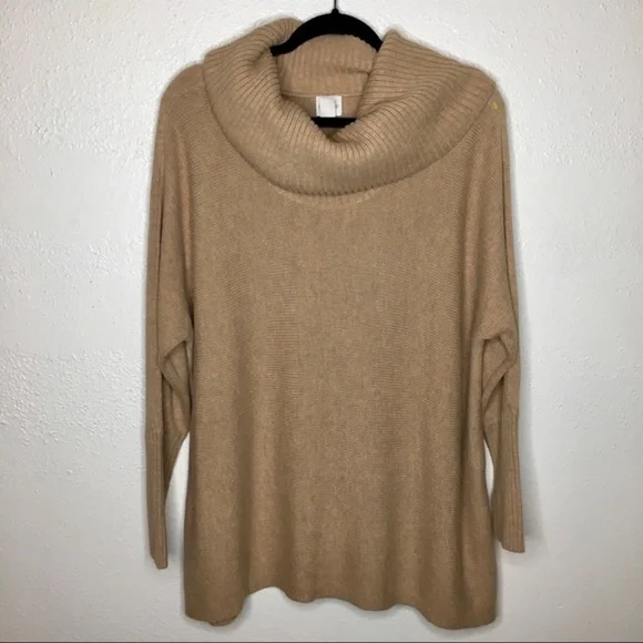 Chico's Hayden Sharkbite-Hem Pullover XL - Picture 4 of 7